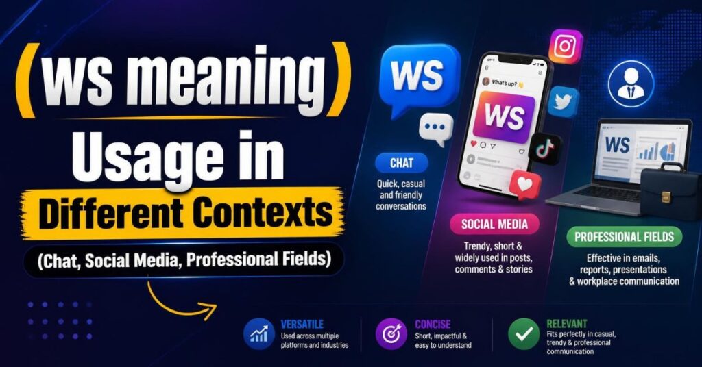 ws meaning