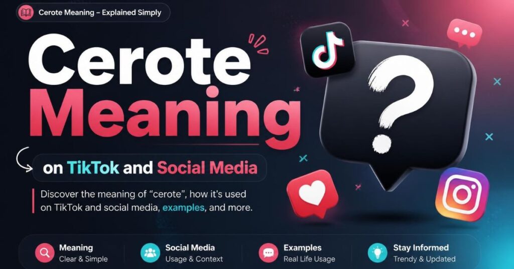 cerote meaning
