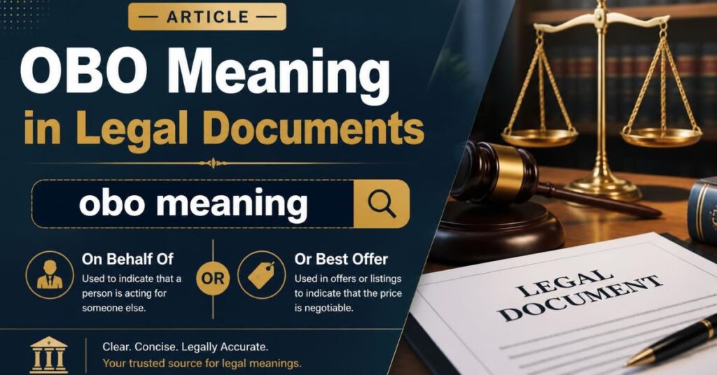 obo meaning