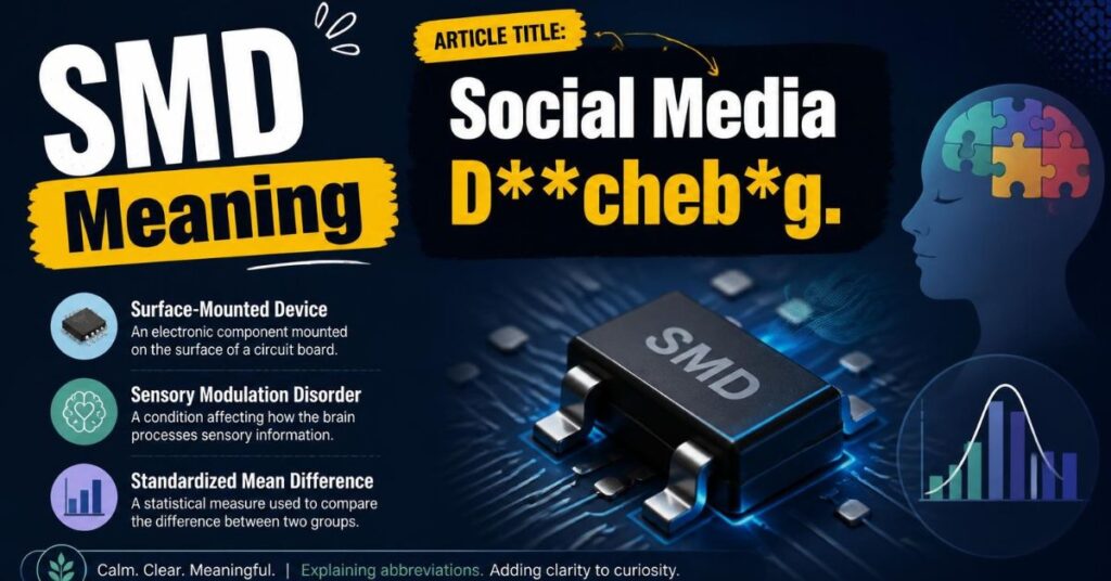 smd meaning