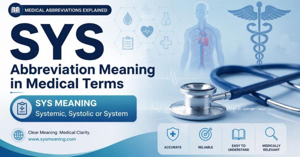 sys meaning
