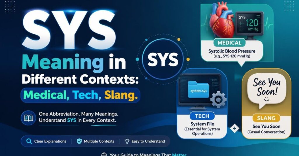 sys meaning
